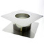 4" Cap Wall Thimble w/ Hood (4.0" - 7.0" Wall Thickness)
