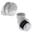 Innovator 901 Schedule 40 PVC Bath Waste Half Kit with Foot Actuated Bathtub Stopper (Chrome Plated)