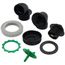 Innovator Push Pull Bath Waste Half Kit, Schedule 40 ABS (Matte Black)