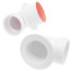Innovator 901 Schedule 40 PVC Bath Waste Half Kit with Foot Push Pull Bathtub Stopper (Brushed Nickel)
