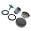 Innovator Lift & Turn Bath Waste Half Kit Rough-In, Schedule 40 ABS (Chrome Plated)