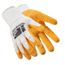 SharpsMaster II 9014 Cut & Puncture Resistant Gloves, SuperFabric & Wrinkle Rubber Palm Coating, White/Orange, Medium, 9014-M (8)