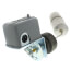 Liquid Level Switch w/ Rod & Float, Close On Rise, NEMA 1, Left Float Position (600V)