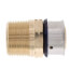 3/4" PEX Press x 3/4" Male Adapter w/ Attached Sleeve (Zero Lead Bronze)