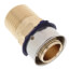 3/4" PEX Press x 1/2" Male Adapter w/ Attached Sleeve (Zero Lead Bronze)