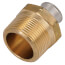 3/4" PEX Press x 1-1/4" Male Adapter w/ Attached Sleeve (Zero Lead Bronze)