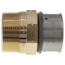 1-1/2" PEX Press x 1-1/2" Male Adapter w/ Attached Sleeve (Zero Lead Bronze)