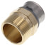 1-1/2" PEX Press x 1-1/2" Male Adapter w/ Attached Sleeve (Zero Lead Bronze)