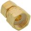 1/2" OD x 3/8" FIP Brass Compression Connector, Lead Free