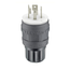 30A, 480V 3-Phase, NEMA L16-30P, 3P, 4W, Locking Plug, Grounding, Wetguard (Black)