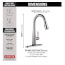 Essa Single Handle Pull-Down Kitchen Faucet w/ Touch2O Technology (Venetian Bronze), 9113T-RB-DST