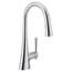 Kurv Chrome 1 Handle Pulldown Kitchen Faucet, 9126