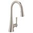 Kurv Spot Resist Stainless 1 Handle Pulldown Kitchen Faucet, Voice Control, 9126EVSRS