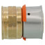 1" PEX Press x 3/4" Female Adapter w/ Attached Sleeve (Zero Lead Bronze)