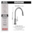 Trinsic Single Handle Pull-Down Kitchen Faucet w/ Touch2O Technology (Arctic Stainless), 9159T-AR-DST