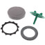Innovator 917 Schedule 40 Foot Actuated Drain Tee Half Kit (Chrome Plated)