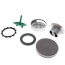 Innovator 917 Schedule 40 PVC Push Pull Drain Tee Half Kit (Chrome Plated)