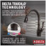 Leland Single Handle Pull-Down Kitchen Faucet w/ Touch2O and ShieldSpray (Venetian Bronze), 9178T-RB-DST