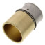 1" PEX Press Copper Pipe Adapter w/ Attached Sleeve (Lead Free Bronze)