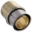 1-1/2" PEX Press Copper Pipe Adapter w/ Attached Sleeve (Lead Free Bronze)