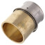 1-1/2" PEX Press Copper Pipe Adapter w/ Attached Sleeve (Lead Free Bronze)