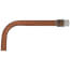 1/2" PEX Press Copper Stub Ell, 3" x 6" (Lead Free)