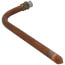 1/2" PEX Press Copper Stub Ell, 3-1/2" x 8" (Lead Free)