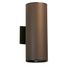 Cylinder 15" 2 Light Wall Light (Architectural Bronze)
