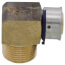 3/4" PEX Press x 3/4" Male 90° Elbow w/ Attached Sleeve (Zero Lead Bronze)