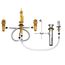 M-pact Bidet Valve 8" - 16" Center 1/2" IPS Connection, 9265