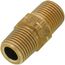 1/8" MIP Barstock Hex Brass Nipple (Lead Free)
