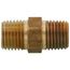 1/4" MIP Barstock Hex Brass Nipple (Lead Free)