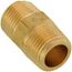 3/8" MIP Barstock Hex Brass Nipple (Lead Free)