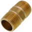 1/2" MIP Barstock Hex Brass Nipple (Lead Free)