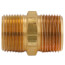 3/4" MIP Barstock Hex Brass Nipple (Lead Free)