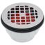 Innovator Testable PVC Shower Drain, Testable to 5 Floors or 22 PSI (Chrome Plated)