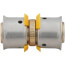 1/2" PEX Press Coupling w/ Attached Sleeve (Zero Lead Bronze)