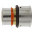 1" x 1-1/4" PEX Press Coupling w/ Attached Sleeve (Zero Lead Bronze)