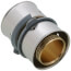 1-1/2" PEX Press Coupling w/ Attached Sleeve (Zero Lead Bronze)