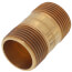 LFA917 PB113 1" x 2" Yellow Brass Pipe Nipple