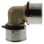 1-1/4" PEX Press 90° Elbow w/ Attached Sleeve (Zero Lead Bronze)