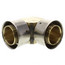 1-1/2" PEX Press 90° Elbow w/ Attached Sleeve (Zero Lead Bronze)