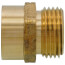 LFA-669 PBGH4, 3/4" x 3/4" Garden Hose Adapter (Brass Male Hose to Female Pipe Thread Adaptor)