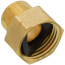 LFA-677 PBGH6, 3/4" x 1/2" Garden Hose Adapter (Female Hose Thread to MIP)