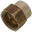 LFA-672 PBGH5, 3/4" x 1/2" Garden Hose Adapter (Brass Female Hose to Female Pipe Thread Adaptor)