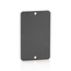 Coverplate, Standard, Single-Gang, Thermoplastics, Blank (Black)
