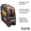 Self-Leveling Red Cross-Line Laser Level & Red Plumb Spot