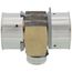1-1/2" x 1-1/2" x 3/4" PEX Press Reducing Tee w/ Attached Sleeve (Zero Lead Bronze)