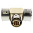 Zero Lead Bronze 1-1/2" x 1-1/2" x 1-1/4" PEX Press Reducing Tee w/ Attached Sleeve