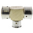 Zero Lead Bronze 1-1/2" x 1-1/2" x 1-1/4" PEX Press Reducing Tee w/ Attached Sleeve